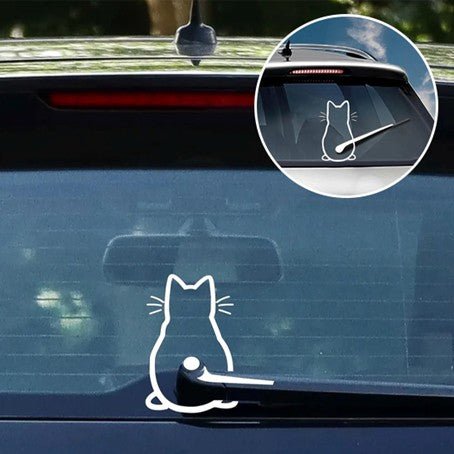 Autocollant de chat - Accessoires d'Automobile