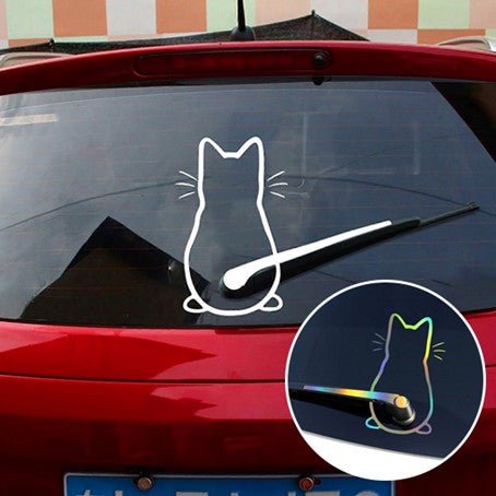 Autocollant de chat - Accessoires d'Automobile