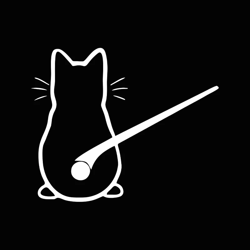 Autocollant de chat - Accessoires d'Automobile