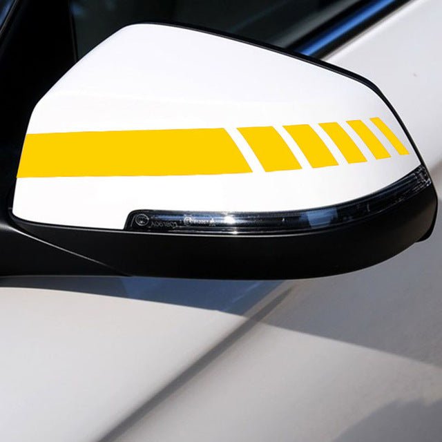 Autocollant de rétroviseur - Accessoires d'Automobile