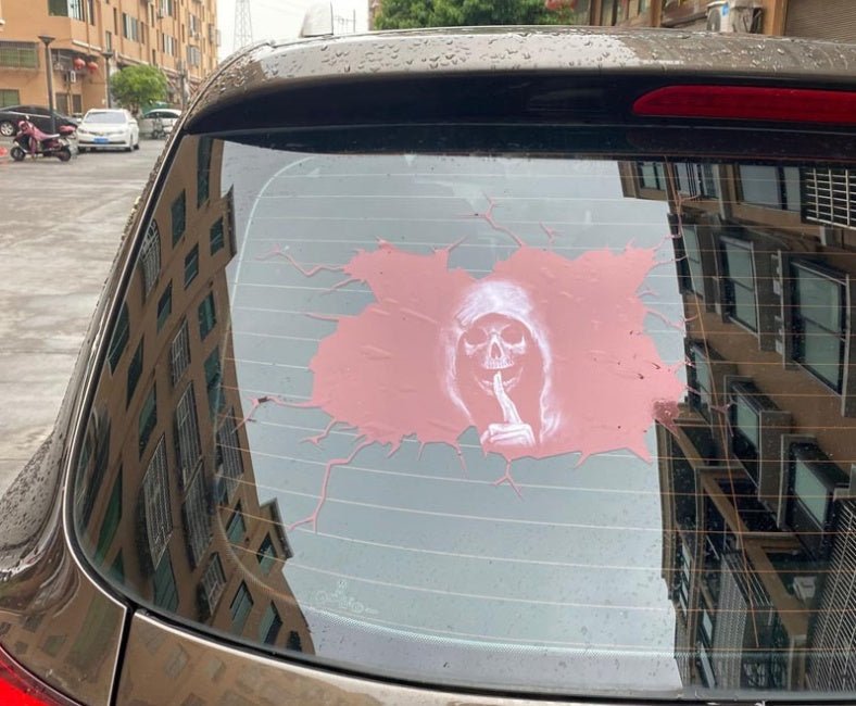 Autocollant d'horreur pour voiture - Accessoires d'Automobile