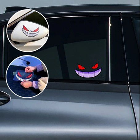 Autocollant sourire - Accessoires d'Automobile