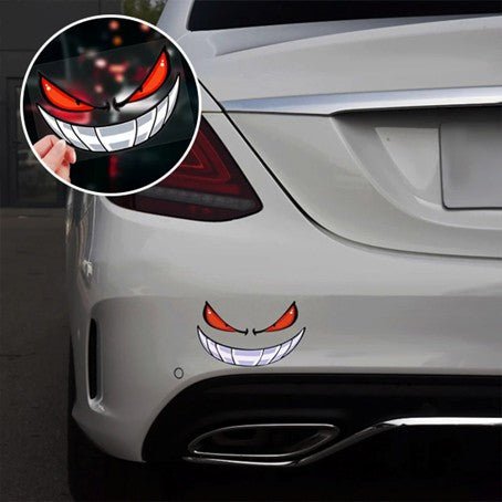 Autocollant sourire - Accessoires d'Automobile