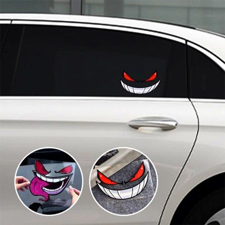 Autocollant sourire - Accessoires d'Automobile