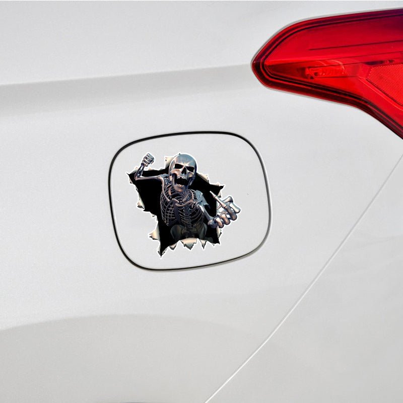 Autocollant TĂȘte de Mort pour Carrosserie de style Unique - Accessoires d'Automobile