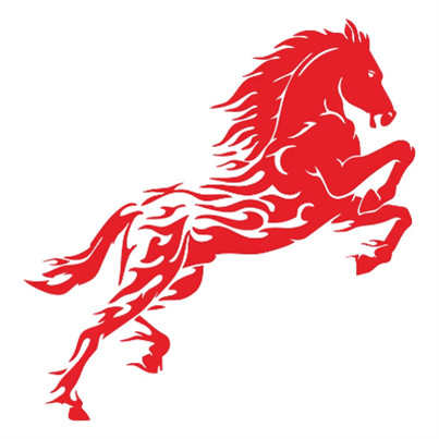 autocollants chevaux - Accessoires d'Automobile