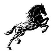 autocollants chevaux - Accessoires d'Automobile