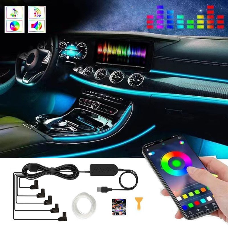 Lumière LED pour panneau de commande central de voiture - Accessoires d'Automobile