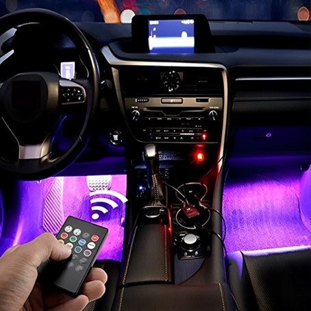Néon LED pour intérieur de voiture - Accessoires d'Automobile