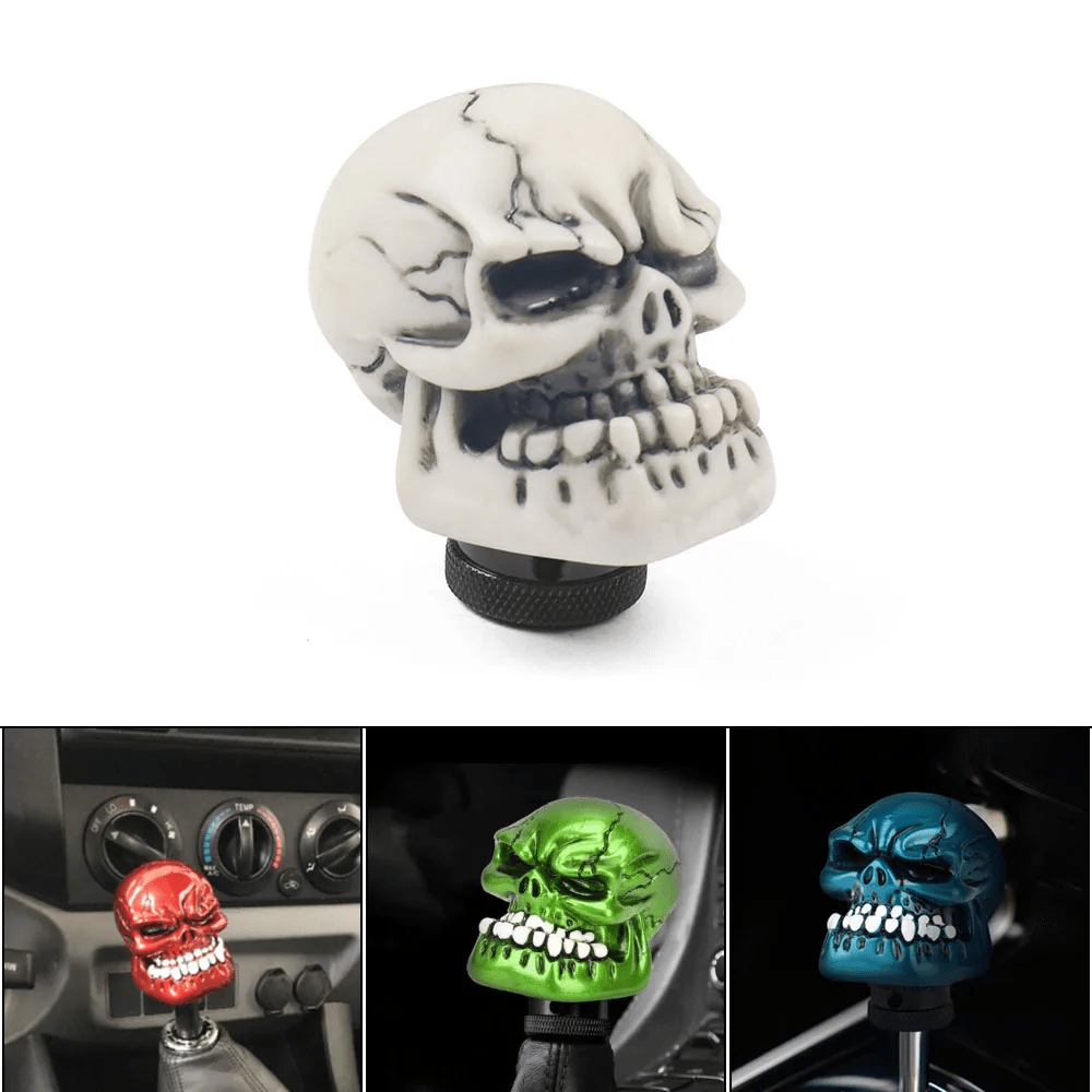 Pommeau de levier de vitesse crâne universel - Accessoires d'Automobile