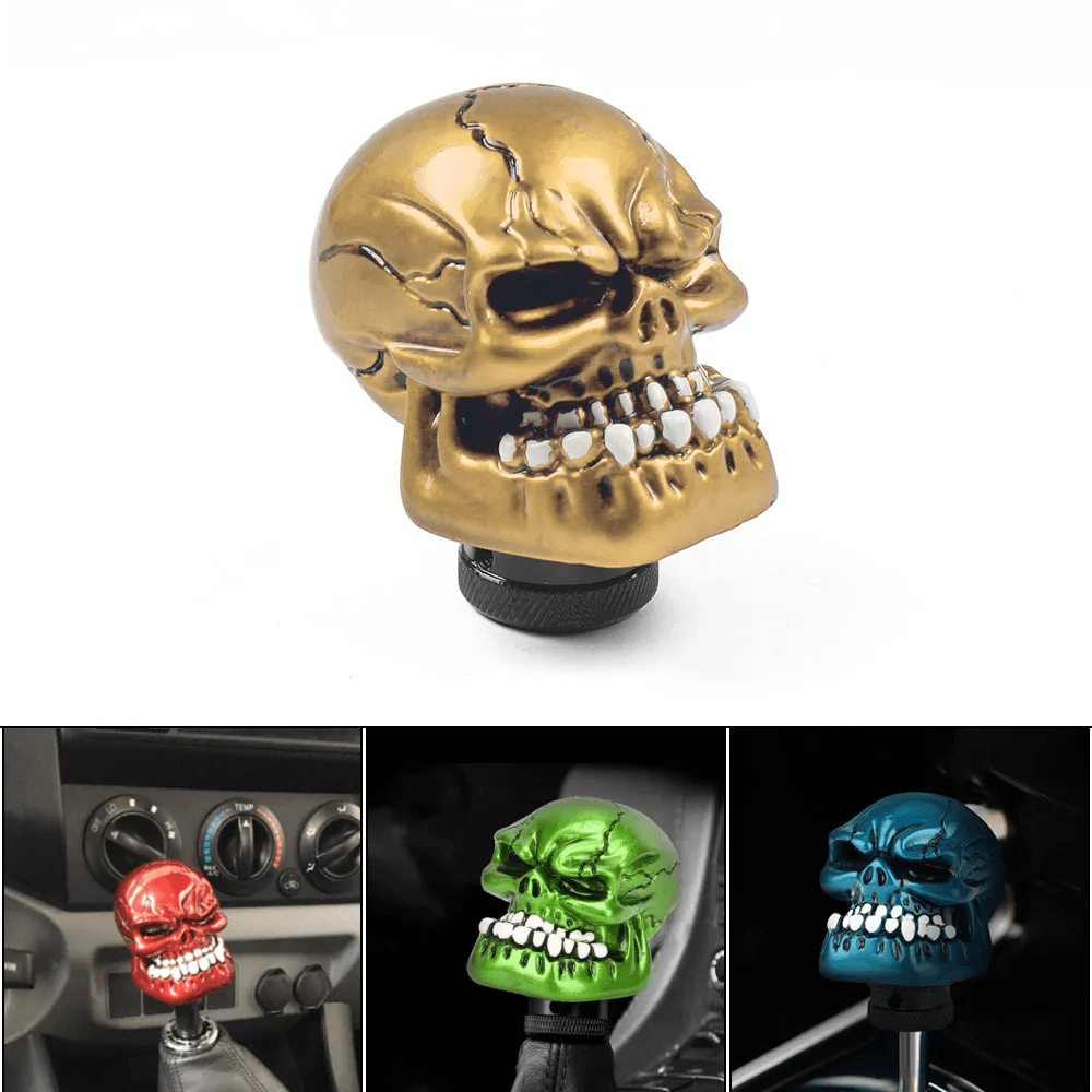 Pommeau de levier de vitesse crâne universel - Accessoires d'Automobile