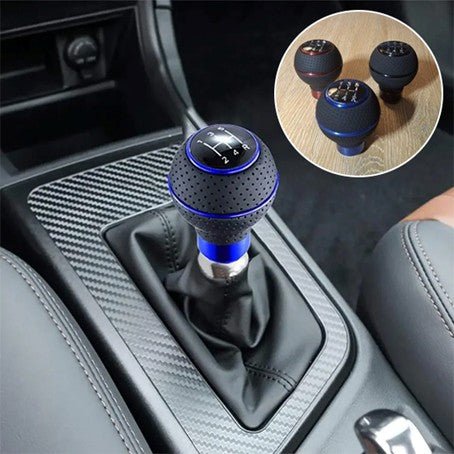 Pommeau de levier de vitesse en cuir - Accessoires d'Automobile