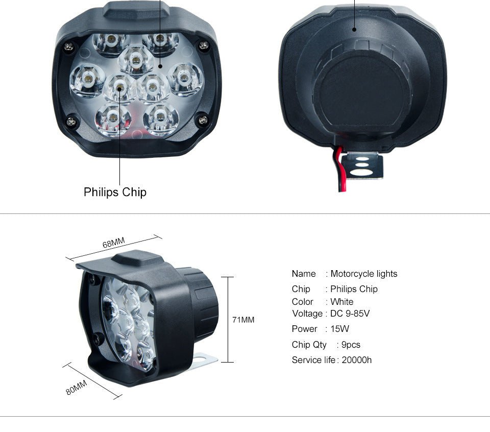 Projecteur LED K2 â Puissant et Polyvalent - Accessoires d'Automobile