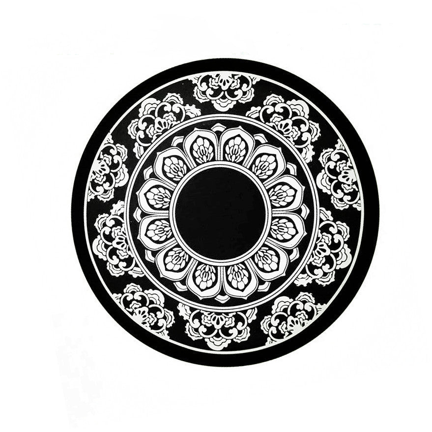 Tapis rond antiadhésif pour support téléphonique - Accessoires d'Automobile
