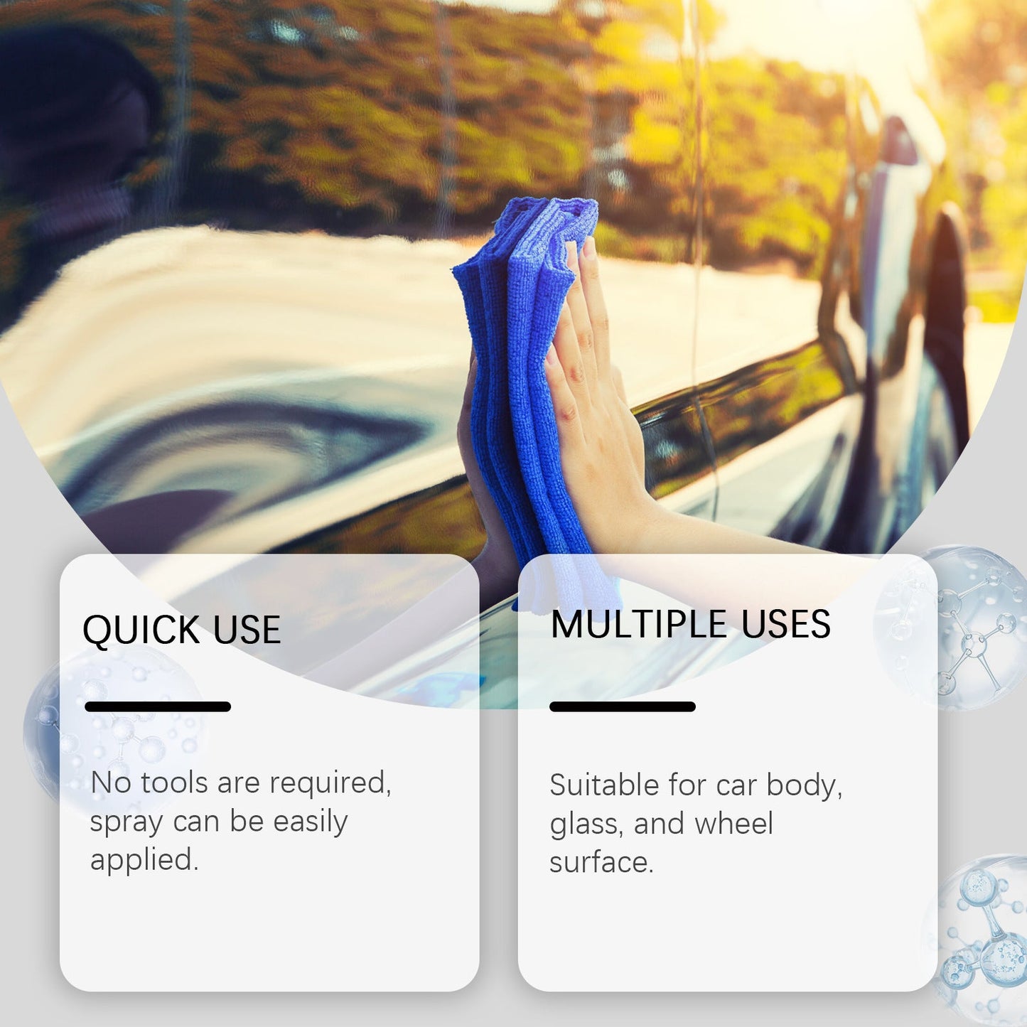 Vaporisateur de RevĂȘtement Nano Automobile HOMONTH - Accessoires d'Automobile