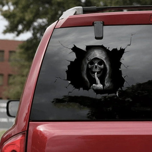 Autocollant d'horreur pour voiture - Accessoires d'Automobile