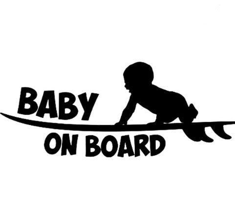 Autocollant pour voiture bébé à bord - Accessoires d'Automobile