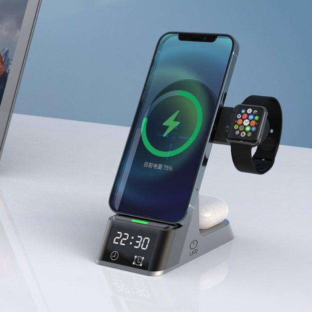 Chargeur multifonction avec réveil - Accessoires d'Automobile