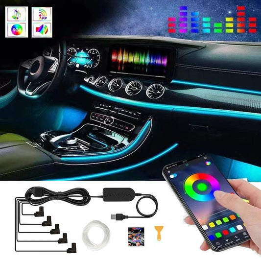 Lumière LED pour panneau de commande central de voiture - Accessoires d'Automobile