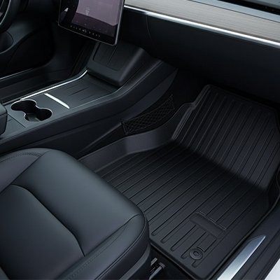 Tapis de sol de voiture pour Tesla - Accessoires d'Automobile